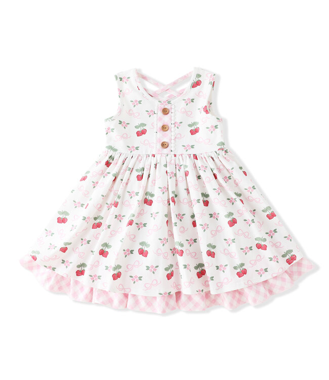 Strawberries and Bows Bliss Dress