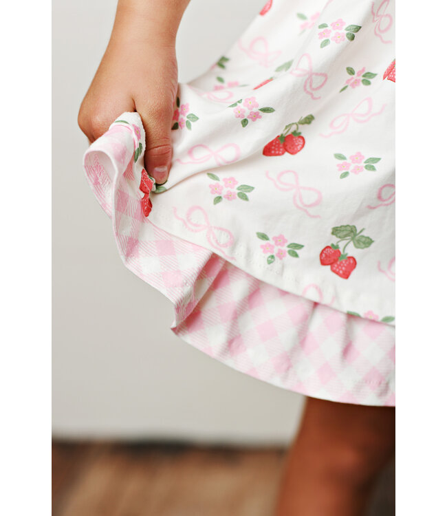 Strawberries and Bows Bliss Dress