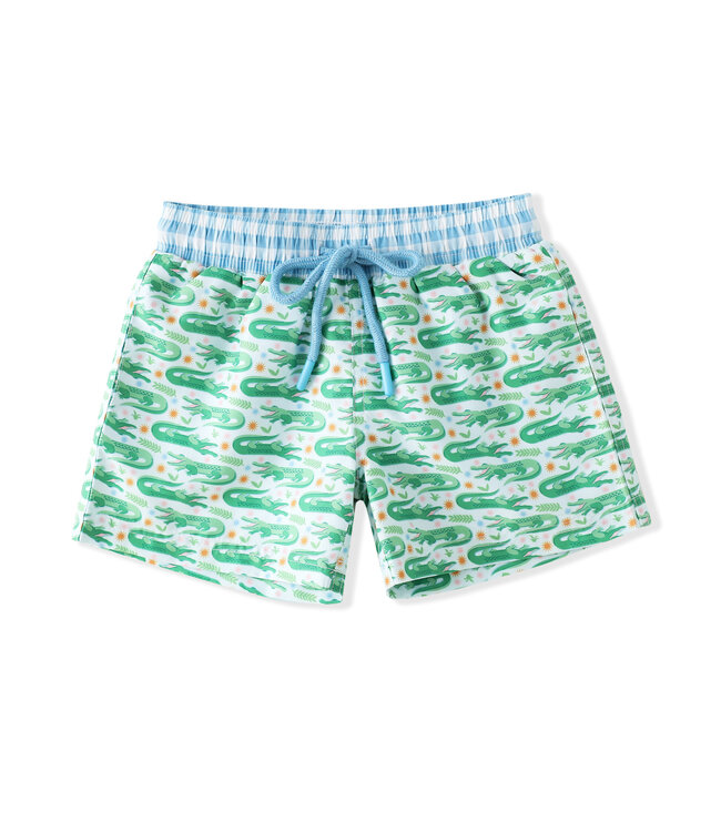 Alligator Boy Swim Trunks