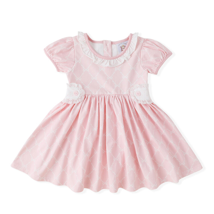 Swoon Baby Bow Pattern Gwen Tab Dress