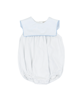 Cypress Row Classic Blue Dot Bib Bubble