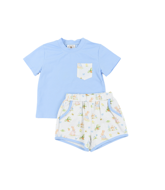 Cypress Row Easter Boys Short Set