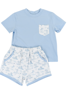 Cypress Row Snips and Snails Boys Short Set