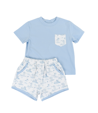 Cypress Row Snips and Snails Boys Short Set