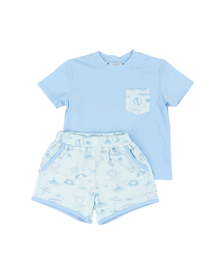 Cypress Row Seacrest Boys Pocket Short Set