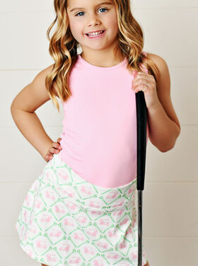 Swoon Baby Pink Tank w/ Par-Tee Tennis Skort