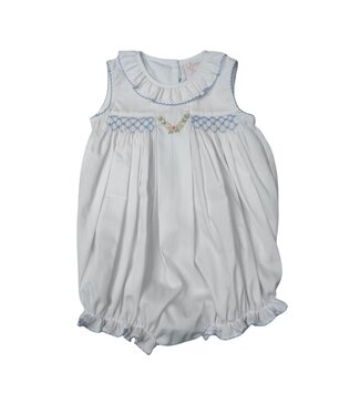 Whimsy Bay Classic Spring Smocked Bubble