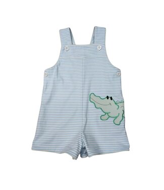 Whimsy Bay Later Gator Applique Shortall