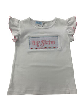 Vive Le Fete Big Sister Smocked Flutter Sleeve Shirt