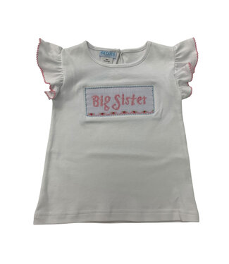 Vive Le Fete Big Sister Smocked Flutter Sleeve Shirt