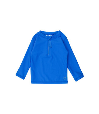 RuffleButts + RuggedButts Sonic Blue Long Sleeve Rash Guard