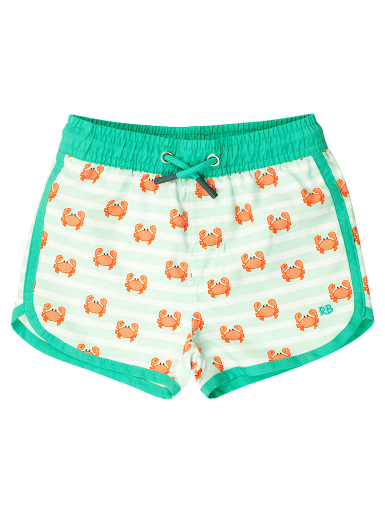RuffleButts + RuggedButts Crabby Cove Swim Trunks