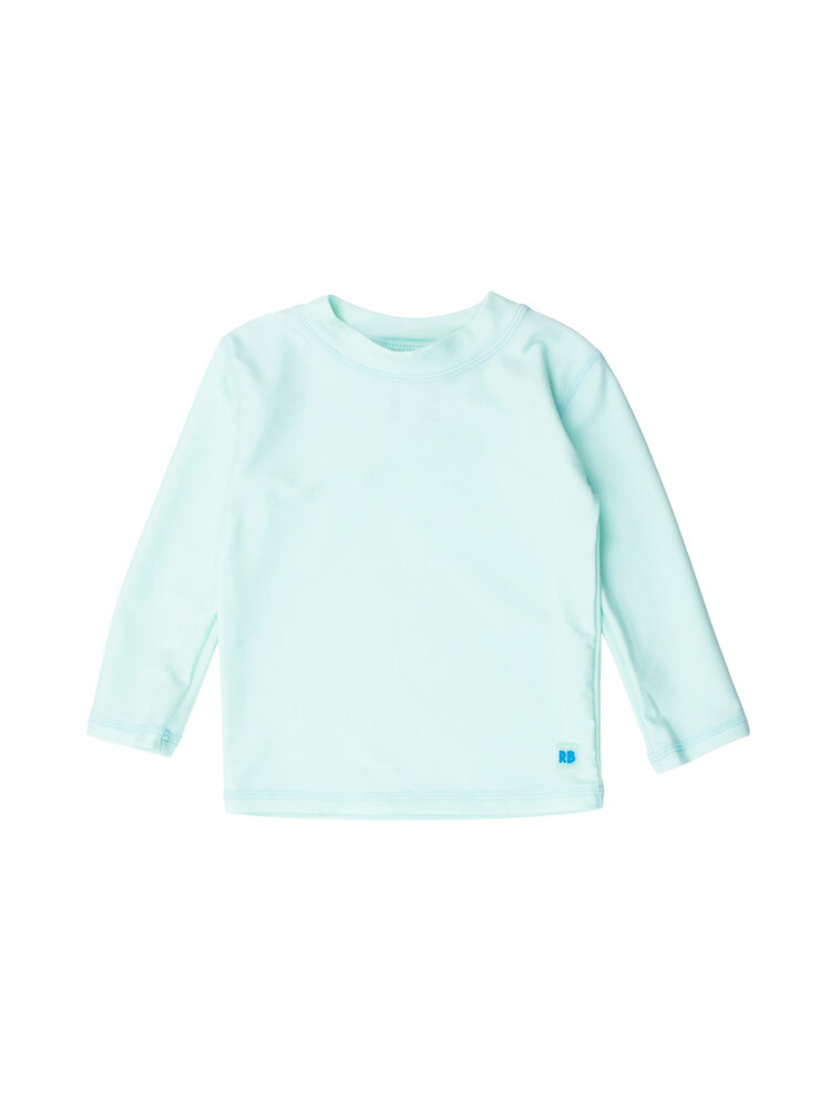 RuffleButts + RuggedButts Mint Long Sleeve Rash Guard