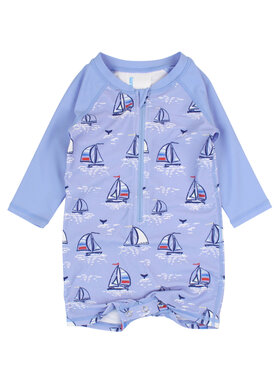 RuffleButts + RuggedButts Blue Seas the Day One Piece Rashguard