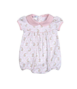 Baby Loren Pink Easter Bunnies Pima Bubble