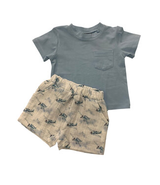 Emma Jean Airplanes Boys Short Set