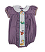 Mardi Gras Animals Embroidered Bubble