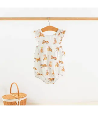 Nola Tawk LSU Tigers Muslin Sunsuit