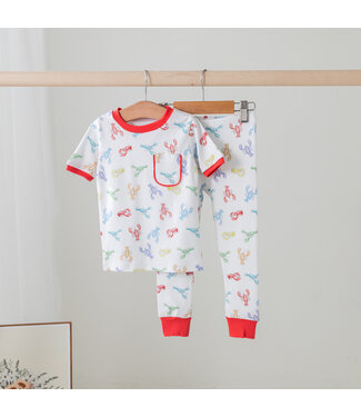 Nola Tawk Colorful Claws Crawfish Pajama Set