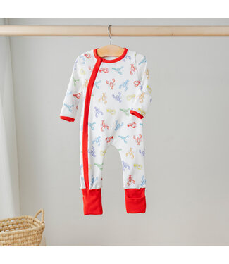 Nola Tawk Colorful Claws Crawfish Zipper Pajama