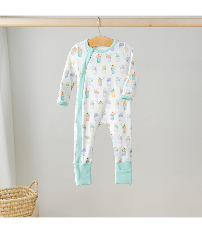 Snoball Cotton Zipper Pajama