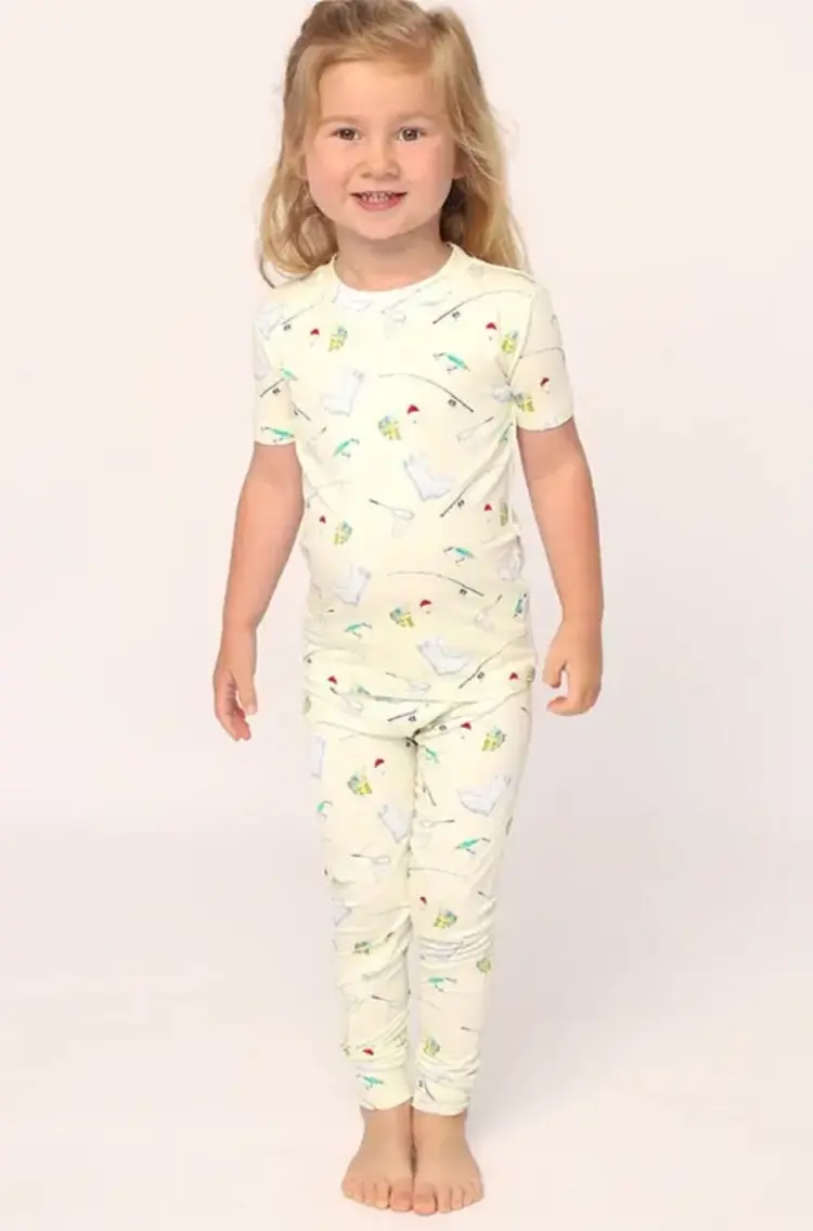 Southern Slumber Fishing 2 Piece Bamboo Pajama Set