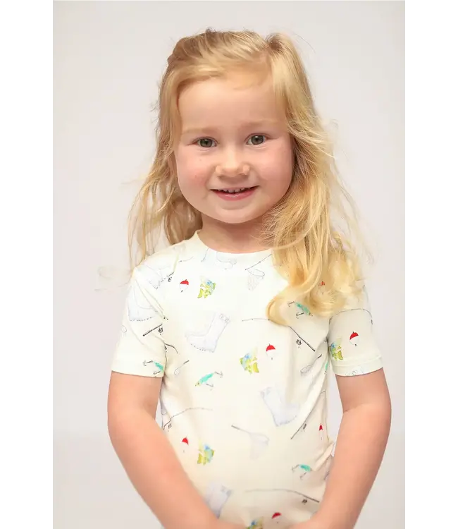 Fishing 2 Piece Bamboo Pajama Set