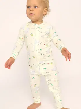 Southern Slumber Fishing Zipper Bamboo Sleeper