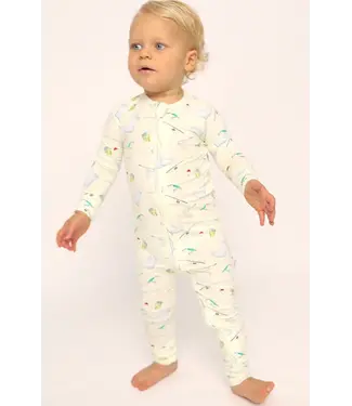 Southern Slumber Fishing Zipper Bamboo Sleeper