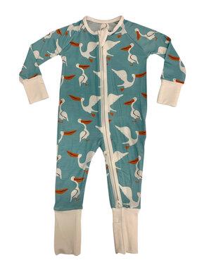 Southern Slumber Pelican Bamboo Zipper Sleeper