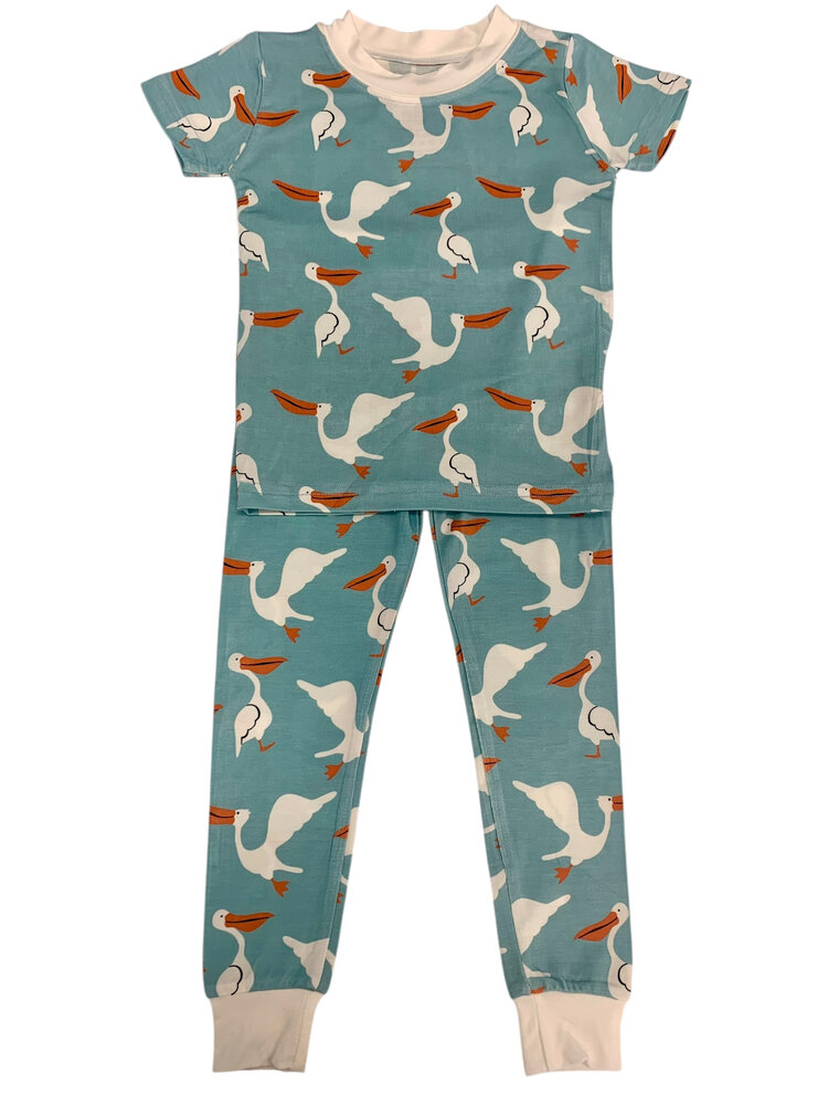 Southern Slumber Pelican Bamboo Pajama Set