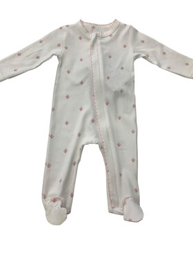 Nola Tawk Pink Fleur de Lis Zipper Pajama