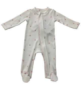 Nola Tawk Pink Fleur de Lis Zipper Pajama