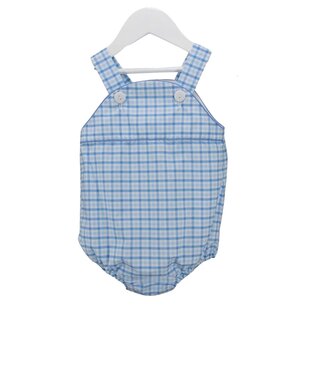 Charming Little One Blue Plaid Adam Bubble