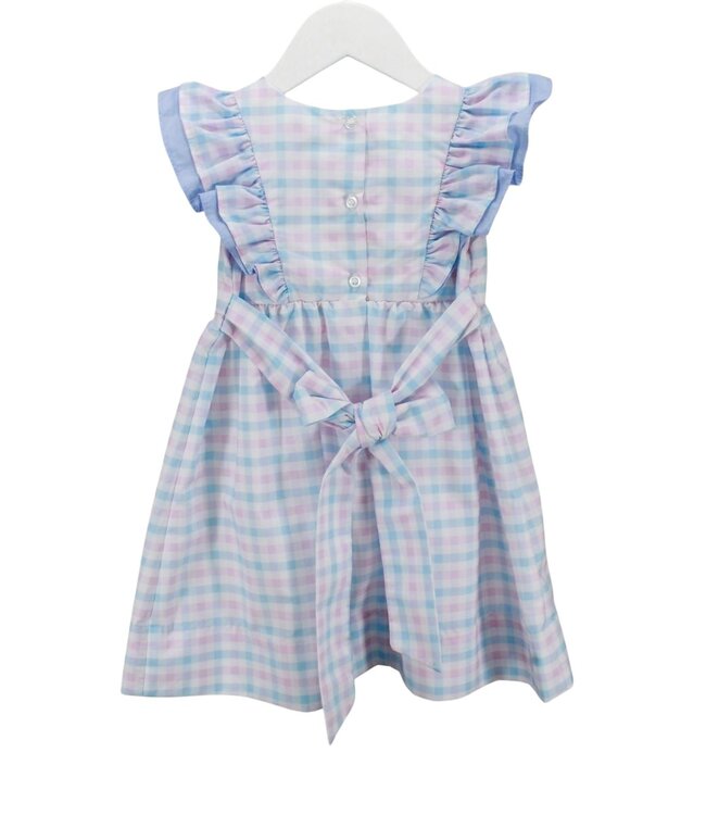Blue & Pink Plaid Blair Dress