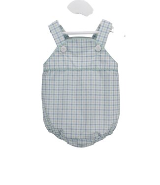 Charming Little One Blue & Green Plaid Adam Bubble