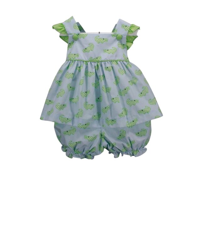 Baby Blue Croc Mary Set