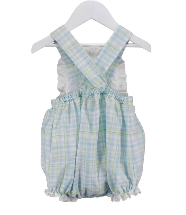 Blue and Green Plaid Bubble