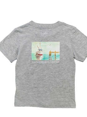 Saltwater Boys Co. Shrimp Boat Short Sleeve Graphic Tee