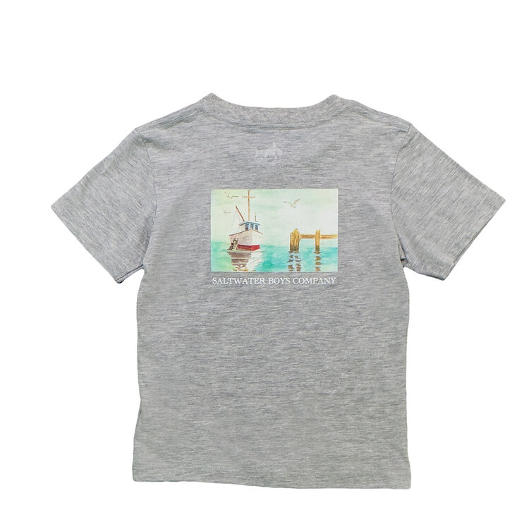 Saltwater Boys Co. Shrimp Boat Short Sleeve Graphic Tee