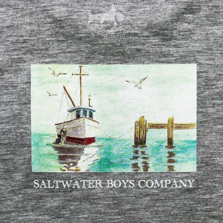 Saltwater Boys Co. Shrimp Boat Short Sleeve Graphic Tee