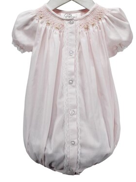 Baby Blessings Pink Geometric Flowers Sophia Bubble