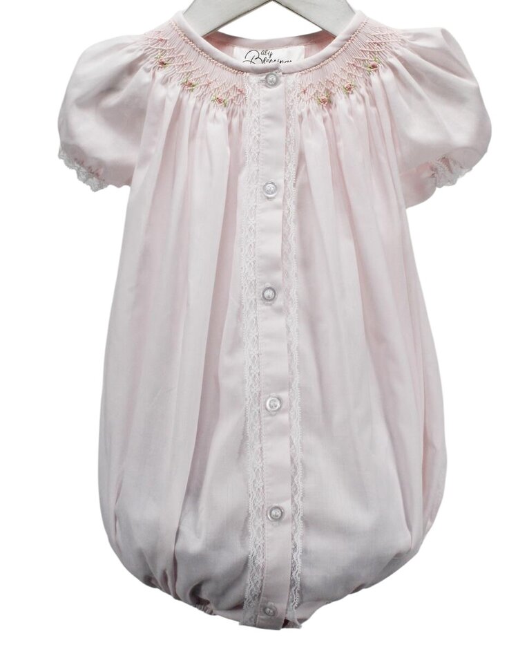 Baby Blessings Pink Geometric Flowers Sophia Bubble
