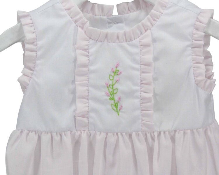 Baby Blessings Pink Floral Bouquet Ellie Dress