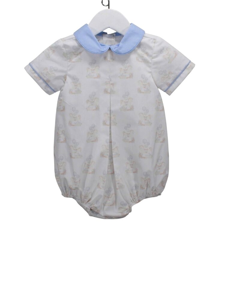 Baby Blessings Light Blue Carousel Ethan Bubble