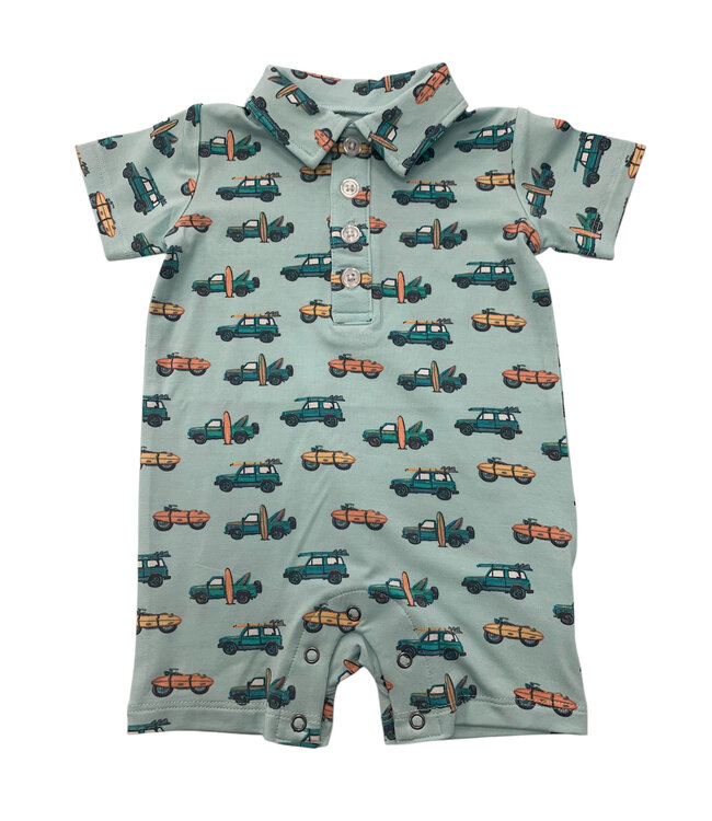 Check the Surf Polo Romper