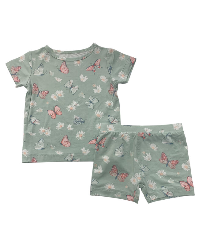Butterfly Daisy Mint Pajama