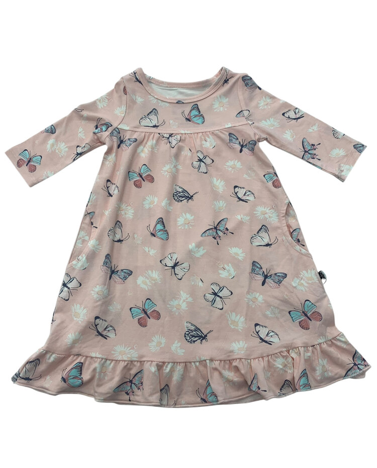 Sweet Bamboo Butterfly Daisy Boho Dress