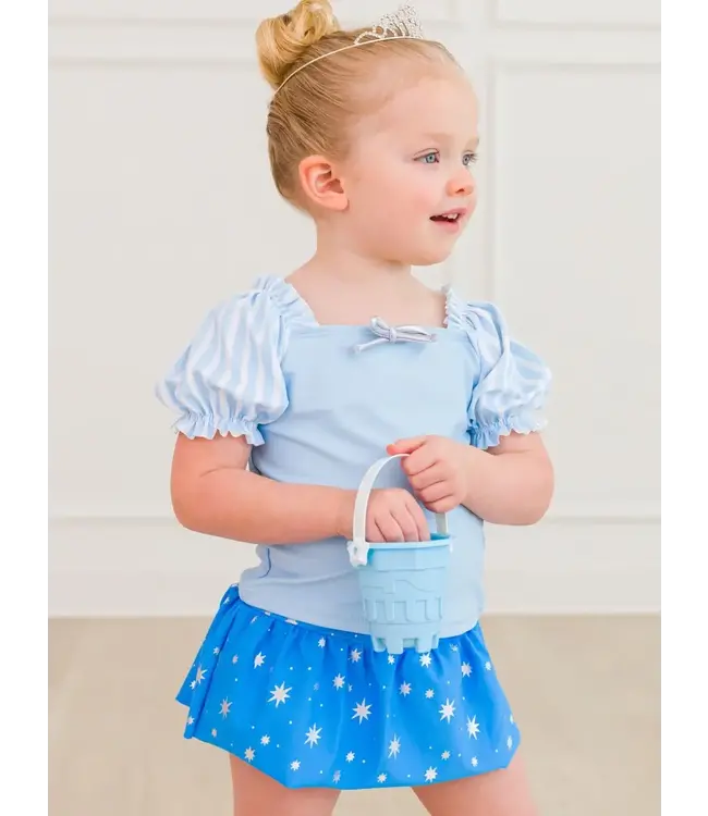 Glass Slipper Princess 2 Pc Swimsuit