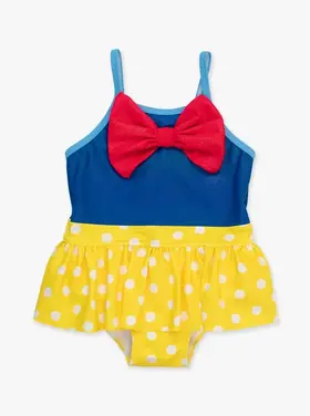RuffleButts + RuggedButts Apple Princess Red Bow Swimsuit